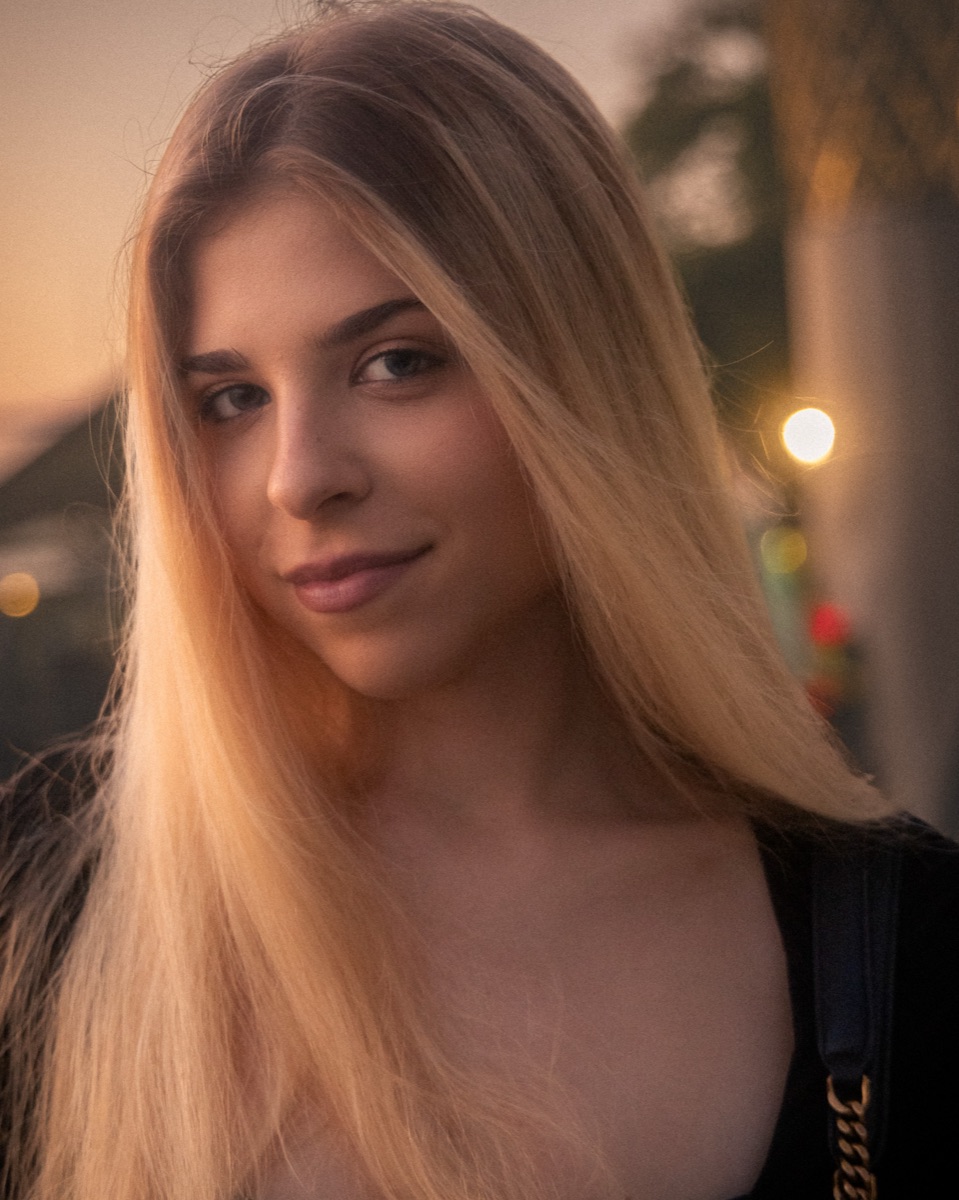 Cinematic portrait photography
